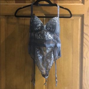 Grayish Blue bodysuit by Victoria’s Secret